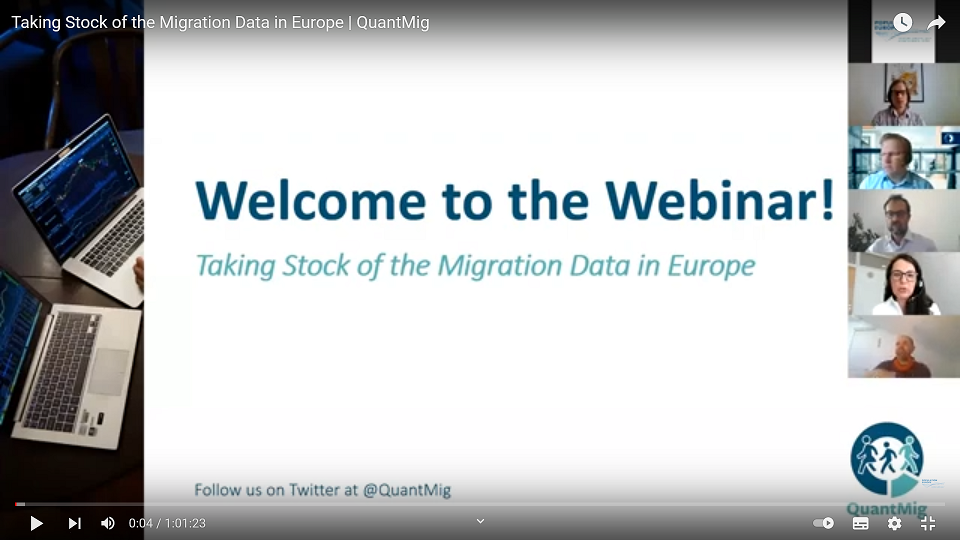 QuantMig Data webinar screenshot